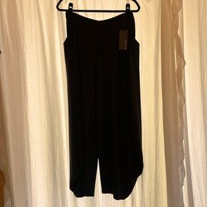 100% poly dressy hip slacks Black black black